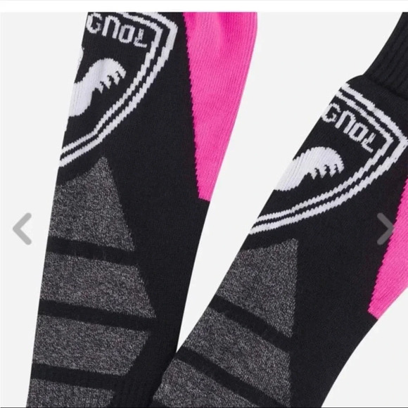 New bundle 2 pairs Rossignol WOMEN'S PREMIUM WOOL SKI SOCKS jr sz XXS size 2-3.5 - Picture 7 of 8